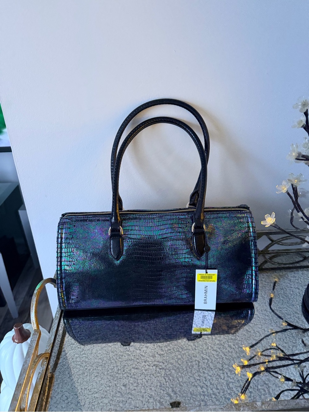Brahmin Sophia in Multi symphonic shoulder  Satchel - Picture 2 of 6